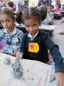 Ganapati idol making Ganapati idol making