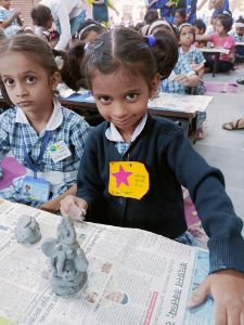 Ganapati idol making