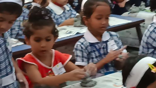 Ganapati idol making