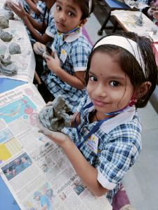 Ganapati idol making