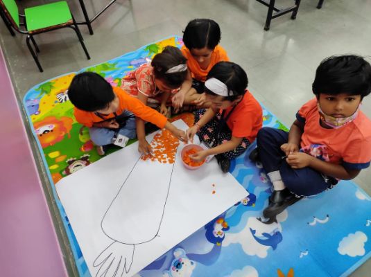 Orange colour day and Square shape day