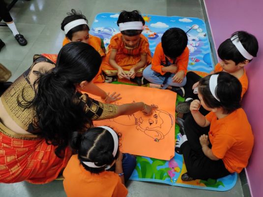 Orange colour day and Square shape day