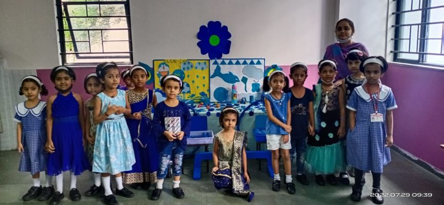 Blue colour and Round Shape Blue colour and Round Shape