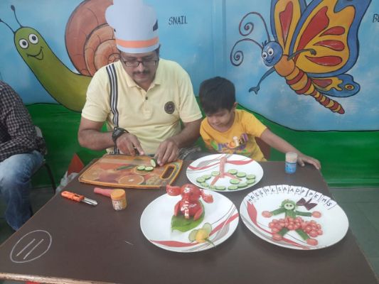 Salad and Thali decoration competition