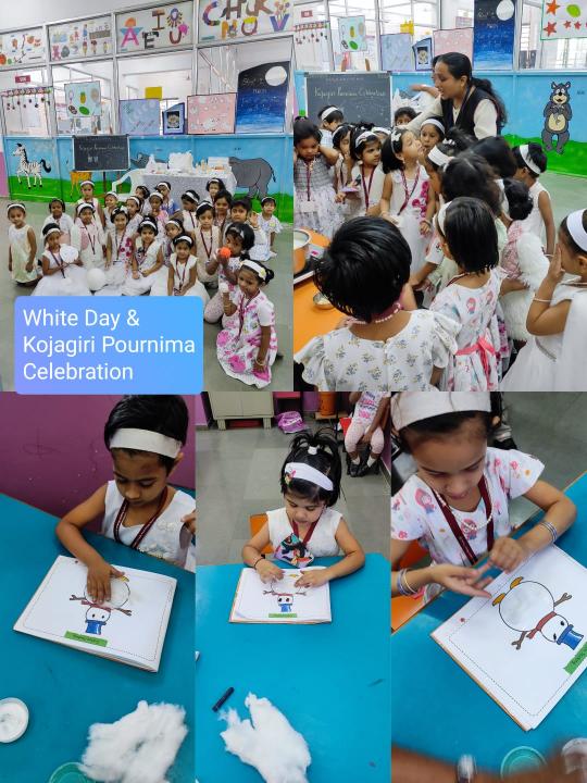 Kojagiri and White Colour Day Kojagiri and White Colour Day