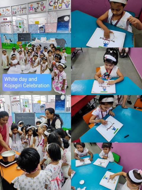 Kojagiri and White Colour Day Kojagiri and White Colour Day