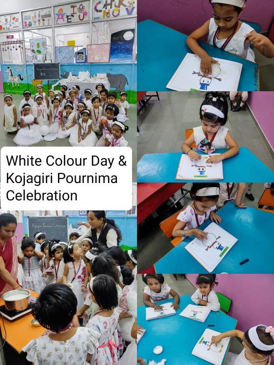 Kojagiri and White Colour Day Kojagiri and White Colour Day