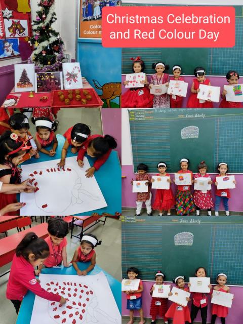 Christmas Celebration and Red Colour Day Christmas Celebration and Red Colour Day