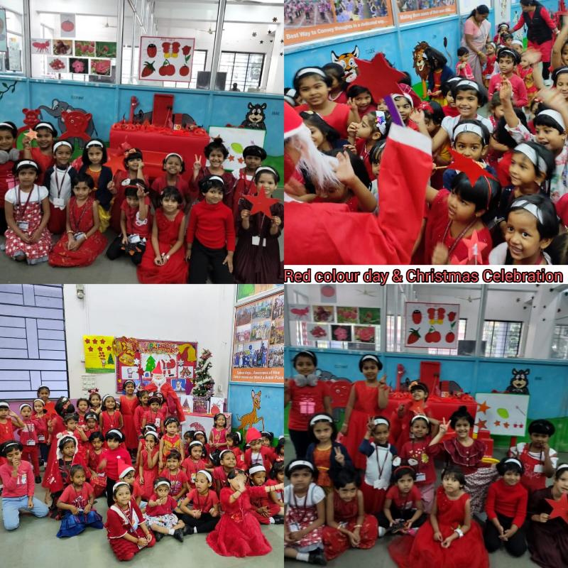 Christmas Celebration and Red Colour Day Christmas Celebration and Red Colour Day