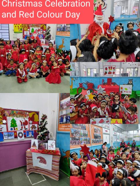 Christmas Celebration and Red Colour Day Christmas Celebration and Red Colour Day