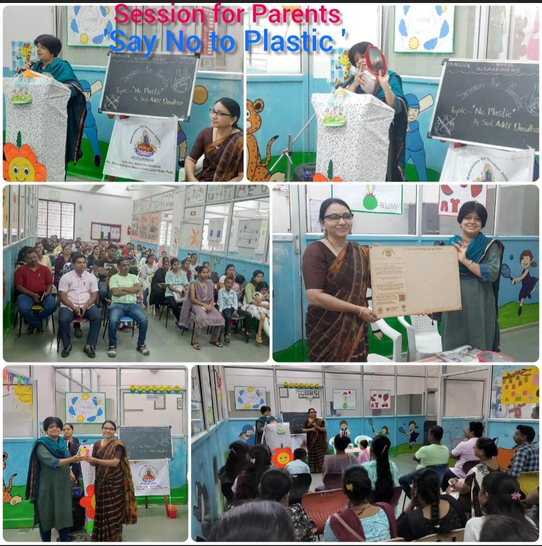 Parent Session- ‘Say No to Plastic’ Parent Session- ‘Say No to Plastic’